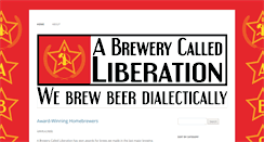 Desktop Screenshot of abrewerycalledliberation.com