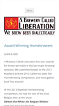 Mobile Screenshot of abrewerycalledliberation.com